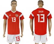 Wholesale Cheap Russia #13 Jikia Home Soccer Country Jersey