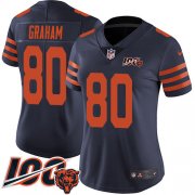 Wholesale Cheap Nike Bears #80 Jimmy Graham Navy Blue Alternate Women's Stitched NFL 100th Season Vapor Untouchable Limited Jersey