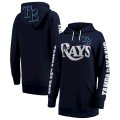Wholesale Cheap Tampa Bay Rays G-III 4Her by Carl Banks Women's Extra Innings Pullover Hoodie Navy