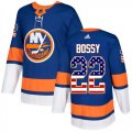 Wholesale Cheap Adidas Islanders #22 Mike Bossy Royal Blue Home Authentic USA Flag Stitched Youth NHL Jersey