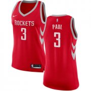 Wholesale Cheap Nike Houston Rockets #3 Chris Paul Red Women's NBA Swingman Icon Edition Jersey