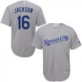Wholesale Cheap Royals #16 Bo Jackson Grey Cool Base Stitched Youth MLB Jersey