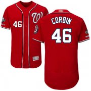 Wholesale Cheap Nationals #46 Patrick Corbin Red Flexbase Authentic Collection 2019 World Series Champions Stitched MLB Jersey