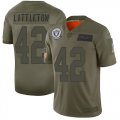 Wholesale Cheap Nike Raiders #42 Cory Littleton Camo Youth Stitched NFL Limited 2019 Salute To Service Jersey