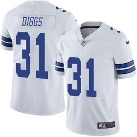 Wholesale Cheap Nike Cowboys #31 Trevon Diggs White Men\'s Stitched NFL Vapor Untouchable Limited Jersey