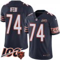 Wholesale Cheap Nike Bears #74 Germain Ifedi Navy Blue Team Color Youth Stitched NFL 100th Season Vapor Untouchable Limited Jersey
