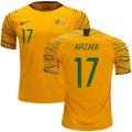Wholesale Cheap Australia #17 Arzani Home Soccer Country Jersey