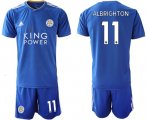 Wholesale Cheap Leicester City #11 Albrighton Home Soccer Club Jersey