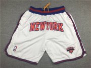 Wholesale Cheap Knicks White Just Don Mesh Shorts