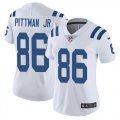 Wholesale Cheap Nike Colts #86 Michael Pittman Jr. White Women's Stitched NFL Vapor Untouchable Limited Jersey