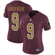 Wholesale Cheap Nike Redskins #9 Sonny Jurgensen Burgundy Red Alternate Women's Stitched NFL Vapor Untouchable Limited Jersey