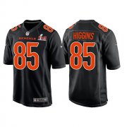 Wholesale Cheap Men's Cincinnati Bengals #85 Tee Higgins 2022 Black Super Bowl LVI Game Stitched Jersey