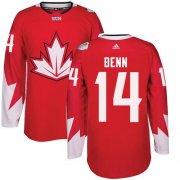 Wholesale Cheap Team Canada #14 Jamie Benn Red 2016 World Cup Stitched Youth NHL Jersey