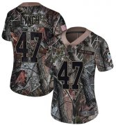 Wholesale Cheap Nike Buccaneers #47 John Lynch Camo Women's Stitched NFL Limited Rush Realtree Jersey