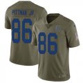 Wholesale Cheap Nike Colts #86 Michael Pittman Jr. Olive Men's Stitched NFL Limited 2017 Salute To Service Jersey