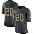 Wholesale Cheap Nike Vikings #20 Jeff Gladney Black Youth Stitched NFL Limited 2016 Salute to Service Jersey
