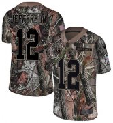 Wholesale Cheap Nike Rams #12 Van Jefferson Camo Youth Stitched NFL Limited Rush Realtree Jersey