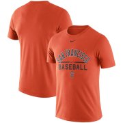 Wholesale Cheap San Francisco Giants Nike Away Practice T-Shirt Orange