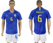 Wholesale Cheap Brazil #6 Marcelo Away Soccer Country Jersey