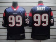 Wholesale Cheap Texans #99 J.J.Watt Blue Stitched NFL Jersey