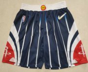 Wholesale Cheap Men's Houston Rockets Navy Blue Nike 75th Anniversary Diamond 2021 Stitched Shorts