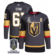 Wholesale Cheap Men's Vegas Golden Knights #61 Mark Stone Gray 2023 Stanley Cup Champions Stitched Jersey