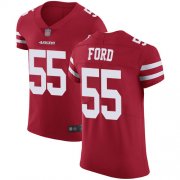 Wholesale Cheap Nike 49ers #55 Dee Ford Red Team Color Men's Stitched NFL Vapor Untouchable Elite Jersey