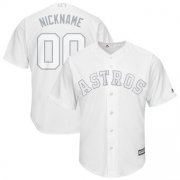 Wholesale Cheap Houston Astros Majestic 2019 Players' Weekend Cool Base Roster Custom Jersey White