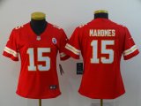 Wholesale Cheap Women's Kansas City Chiefs #15 Patrick Mahomes Red Vapor Untouchable Limited Stitched NFL Jersey