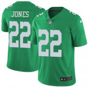 Wholesale Cheap Nike Eagles #22 Sidney Jones Green Youth Stitched NFL Limited Rush Jersey