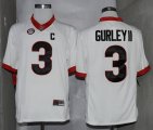 Wholesale Cheap Georgia Bulldogs #3 Todd Gurley II 2014 White Limited Jersey