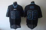 Wholesale Cheap Lions #90 Ndamukong Suh Lights Out Black Stitched NFL Jersey