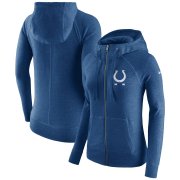 Wholesale Cheap Indianapolis Colts Nike Women's Gym Vintage Full-Zip Hoodie Royal