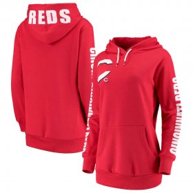 Wholesale Cheap Cincinnati Reds G-III 4Her by Carl Banks Women\'s 12th Inning Pullover Hoodie Red