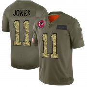 Wholesale Cheap Atlanta Falcons #11 Julio Jones Men's Nike 2019 Olive Camo Salute To Service Limited NFL Jersey