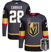 Wholesale Cheap Men's Vegas Golden Knights #28 William Carrier Gray 2023 Stanley Cup Final Stitched Jersey
