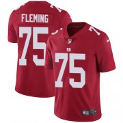 Wholesale Cheap Nike Giants #75 Cameron Fleming Red Alternate Men's Stitched NFL Vapor Untouchable Limited Jersey