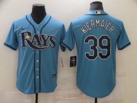 Wholesale Cheap Men\'s Tampa Bay Rays #39 Kevin Kiermaier Light Blue Stitched MLB Cool Base Nike Jersey