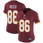Wholesale Cheap Nike Redskins #86 Jordan Reed Burgundy Red Team Color Women's Stitched NFL Vapor Untouchable Limited Jersey