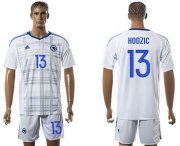 Wholesale Cheap Bosnia Herzegovina #13 Hodzic Away Soccer Country Jersey