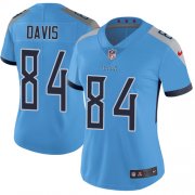 Wholesale Cheap Nike Titans #84 Corey Davis Light Blue Alternate Women's Stitched NFL Vapor Untouchable Limited Jersey
