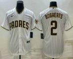 Wholesale Cheap Men's San Diego Padres #2 Xander Bogaerts White With Patch Cool Base Stitched Baseball Jersey
