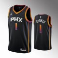 Wholesale Cheap Men's Phoenix Suns #1 Devin Booker Balck Stitched Basketball Jersey