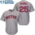 Wholesale Cheap Red Sox #25 Steve Pearce Grey Cool Base Stitched Youth MLB Jersey