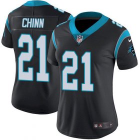 Wholesale Cheap Nike Carolina Panthers #21 Jeremy Chinn Black Women\'s Stitched NFL Vapor Untouchable Limited Jersey