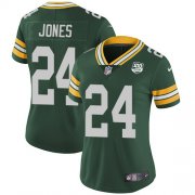 Wholesale Cheap Nike Packers #24 Josh Jones Green Team Color Women's 100th Season Stitched NFL Vapor Untouchable Limited Jersey