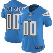 Wholesale Cheap Nike San Diego Chargers Customized Electric Blue Alternate Stitched Vapor Untouchable Limited Women's NFL Jersey