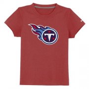 Wholesale Cheap Tennessee Titans Sideline Legend Authentic Logo Youth T-Shirt Red