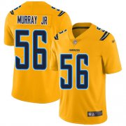 Wholesale Cheap Nike Chargers #56 Kenneth Murray Jr Gold Youth Stitched NFL Limited Inverted Legend Jersey