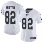 Wholesale Cheap Nike Raiders #82 Jason Witten White Women's Stitched NFL Vapor Untouchable Limited Jersey